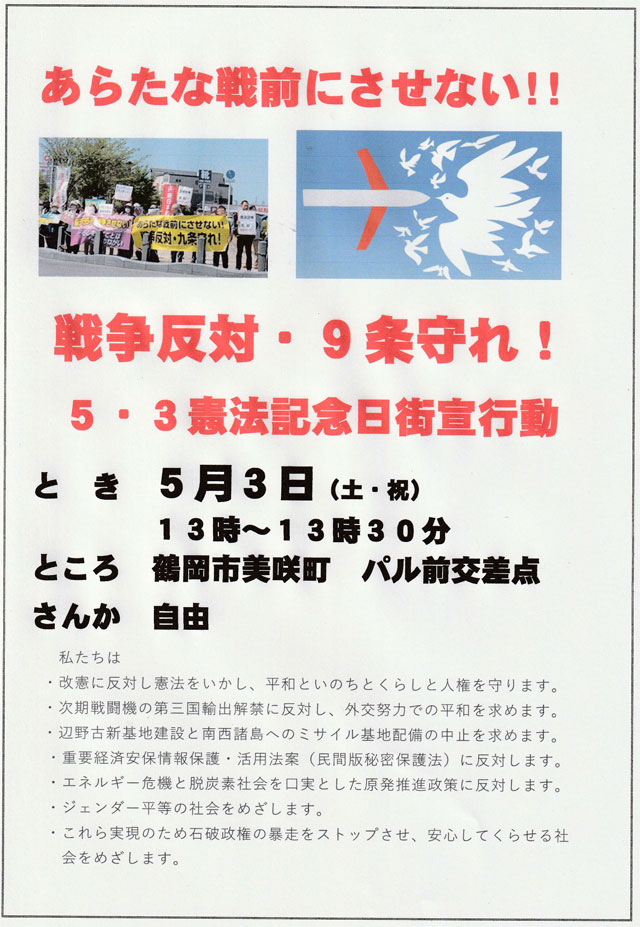 憲法記念日街宣